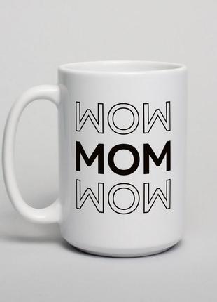 Чашка "wow mom", англійська