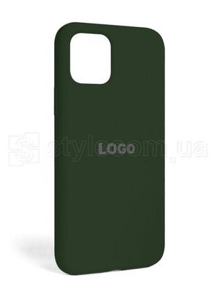 Чохол full silicone case для apple iphone 11 pro atrovirens green (54)