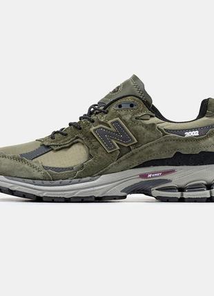 Мужские кроссовки new balance 2002r haki 41-42-441 фото