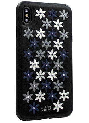 Luna aristo daisies case — iphone xr — black