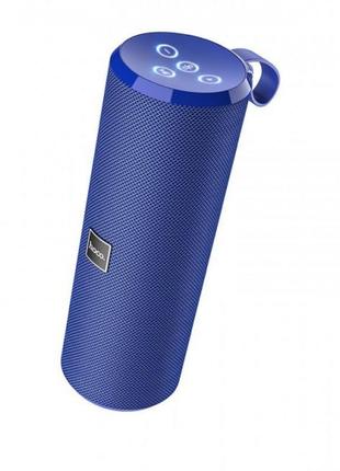 Портативна колонка bluetooth speaker — hoco bs33 voice sports — blue