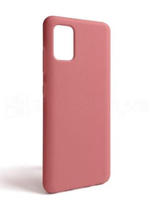 Чехол full silicone case для samsung galaxy a51/a515 (2019) light pink (12) (без логотипа)