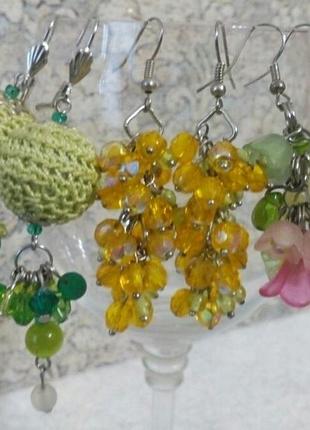 Hand made сережки