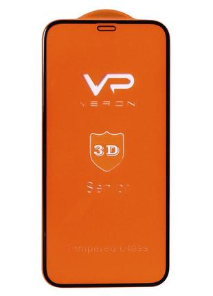 Захисне скло veron 3d curved senior — iphone 12 ; 12 pro 6.1" black