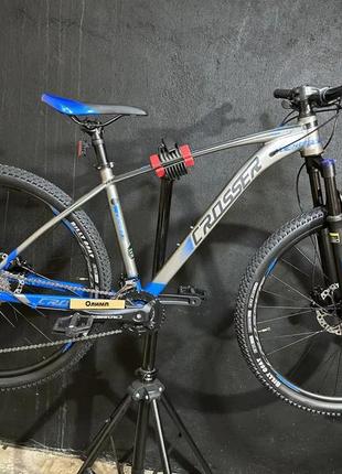 Велосипед найнер crosser x880 new 29" (рама 17, 2*9) hidraulic l-twoo сіро-синій