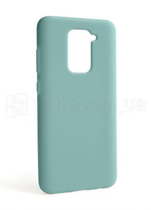 Чехол full silicone case для xiaomi redmi note 9 turquoise (17) (без логотипа)