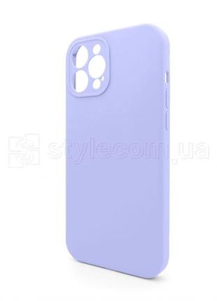 Чохол full silicone case для apple iphone 12 pro max lilac (39) закрита камера (без логотипа)