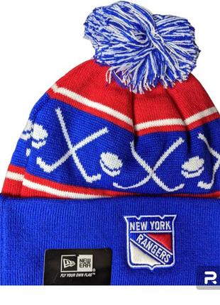 В'язані зимові шапки new york rangers