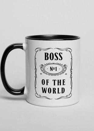 Чашка "boss №1 of the world", англійська