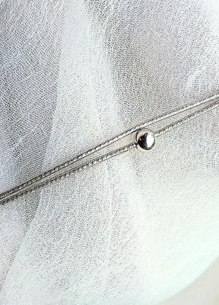 Ювелирный серебряный двойной браслет снейк с шариком 18 см3 фото