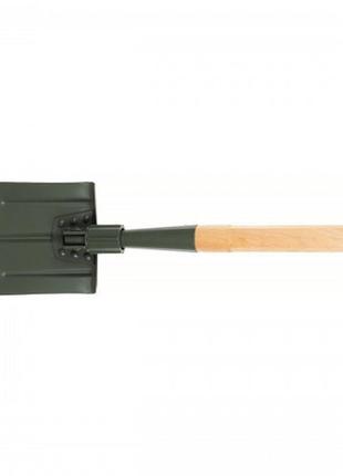 Лопата военная саперная mfh 27022 (складная, деревянная ручка)