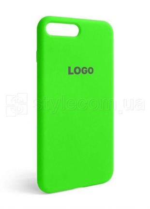 Чохол full silicone case для apple iphone 7 plus, 8 plus shiny green (40)