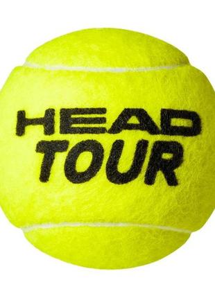 Мячи для тенниса head tour 3 ball 2019 (3шт.)2 фото