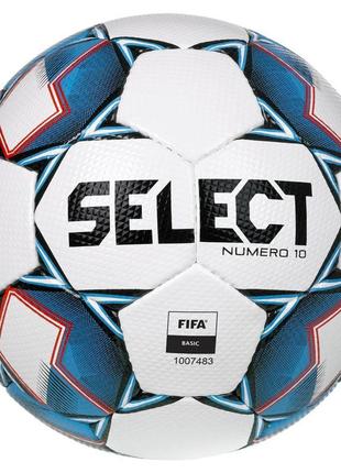 Мяч футбольный select numero 10 (fifa basic) v22 + насос і сітка для м'ячів у подарунок