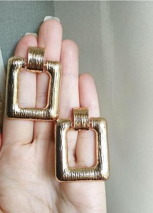 Серьги в стиле zara зара серьги золото
