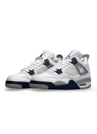 Кроссовки nike air jordan 4 retro white1 фото