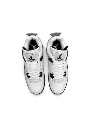 Кроссовки nike air jordan 4 retro white4 фото