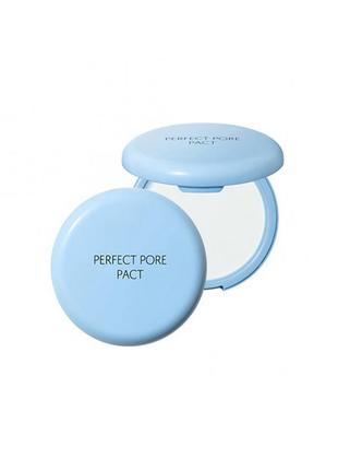 Матувальна компактна безбарвна пудра the saem saemmul perfect pore pact1 фото