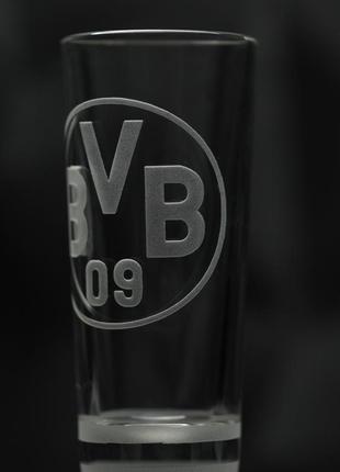 Рюмка глянцевая 60мл с гравировкой футбольного клуба боруссия дортмунд, подарок для друга3 фото