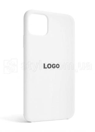 Чехол full silicone case для apple iphone 11 pro max white (09)