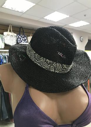 Шляпа, плетеная, летняя, легкая, женская, 56 см, c&a1 фото