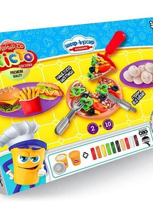 Набор для лепки danko toys master do шеф-повар пицца дт-тл-02-69