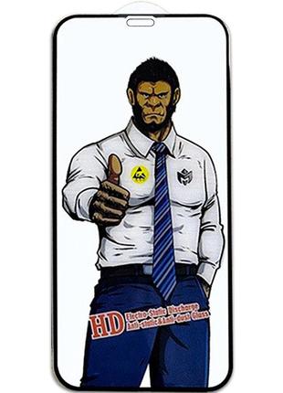 Захисне скло 5d anti-static pro (тех.пак) для apple iphone 11 / xr (6.1")