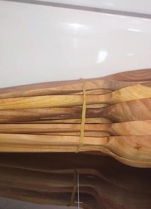 Ложка деревянная из черешни,ореха  средняя.4 фото