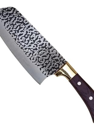 Топорик кухонный santoku 30 см из кованной стали