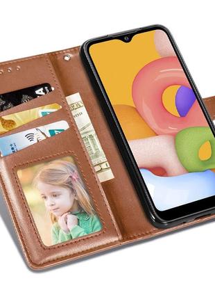 Шкіряний чохол книжка getman gallant (pu) для xiaomi mi 10t lite / redmi note 9 pro 5g3 фото