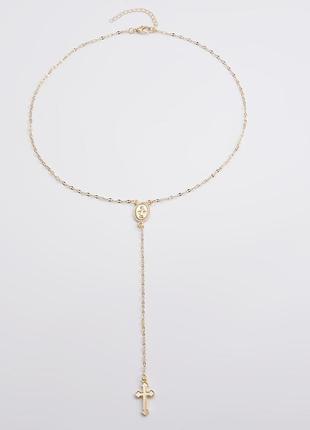 Колье с крестиком священный образ