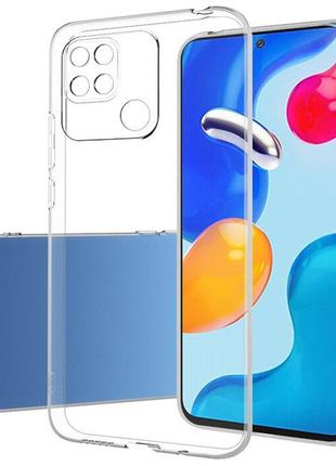 Tpu чохол epic transparent 1,5mm full camera для xiaomi redmi 10a