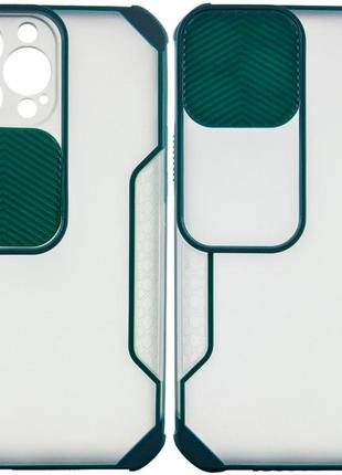 Чохол camshield matte ease tpu зі шторкою для apple iphone 13 pro (6.1")