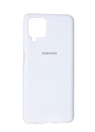 Original silicone case — samsung a12 (a125) — white