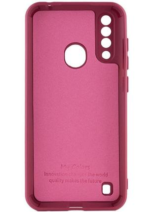 Чохол silicone cover my color full camera (a) для zte blade a7 fingerprint (2020)4 фото