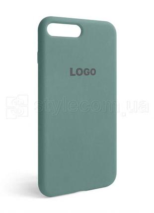 Чохол full silicone case для apple iphone 7 plus, 8 plus pine green (55)