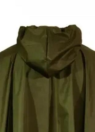 Тактический дождевик. плащ пончо накидка от дождя олива