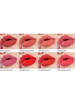 Матовый стойкий тинт для губ peripera ink airy velvet tint4 фото