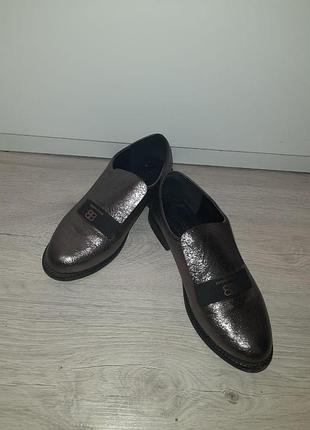 Блестящие лоферы