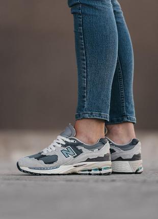 Чоловічі кросівки new balance 2002r grey 41-439 фото