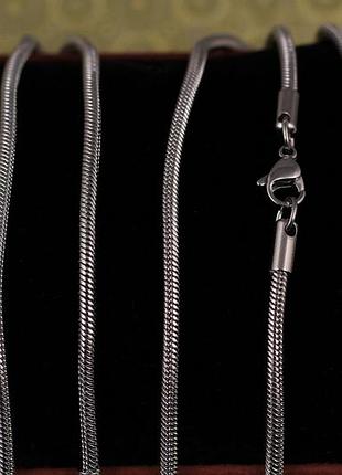 Цепь xuping jewelry  жгут 50 см 2,5 мм серебристая