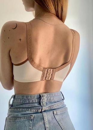 Бюст-топ для кормления грудью спорт серый хлопковый 75c