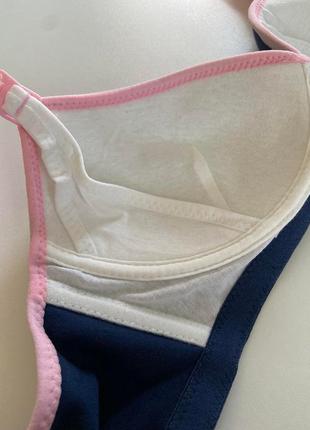 Бюст-топ для кормления грудью спорт серый хлопковый 75c