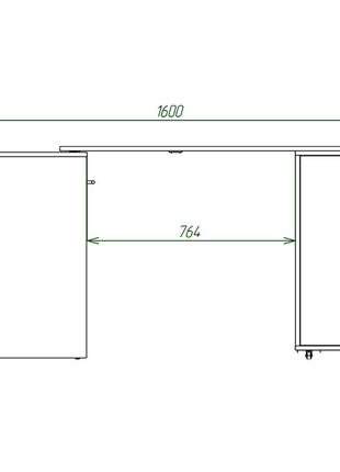 Ліжко-трансформер письмовий стіл тумба комод sirim-c3 графіт меблі смарт 4 в 1 розкладна компактна4 фото