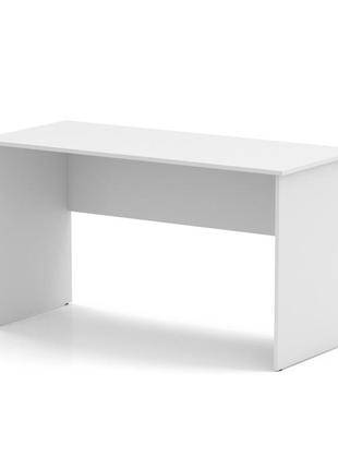 Письменный компьютерный стол scriptor 138 см белый. офисный столик для ноутбука. стол для подростка, для учебы