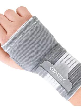 Фиксатор запястья и ладони gymtek размер s серый