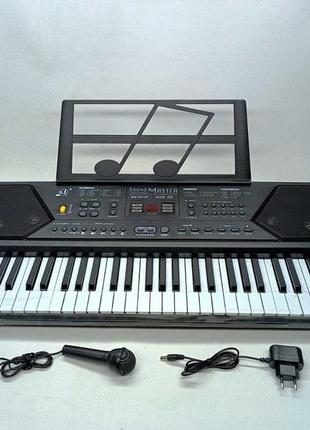 Орган shantou "electronic keyboard" 5 октав, 61 клавиша, с микрофоном mq021uf