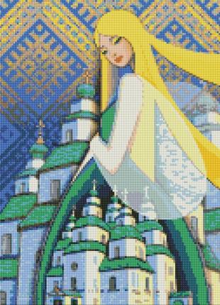 Алмазна мозаїка "берегиня свято-троїцького собору" ©mosyakart ідейка amo7431 40х50 см