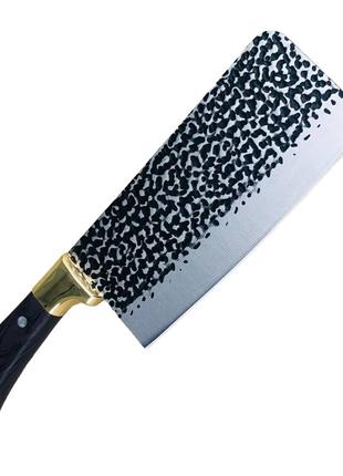 Сокира кухонна santoku 30 см з кованої сталі