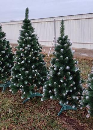 Штучна ялинка з шишками лідія 1.5м